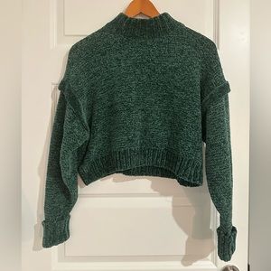 Urban Outfitters Double Take Chinelle Cropped Mock Neck Sweater